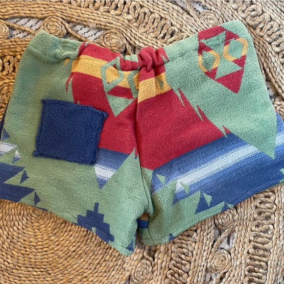 Custom Tapestry 3” Shorts Upcycle Rework Vintage Textile Unisex Summer Hi-rise - Picture 6 of 11